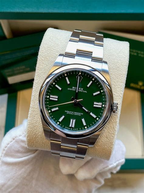 rolex oyster perpetual jubilee verde|rolex oyster wrist watch.